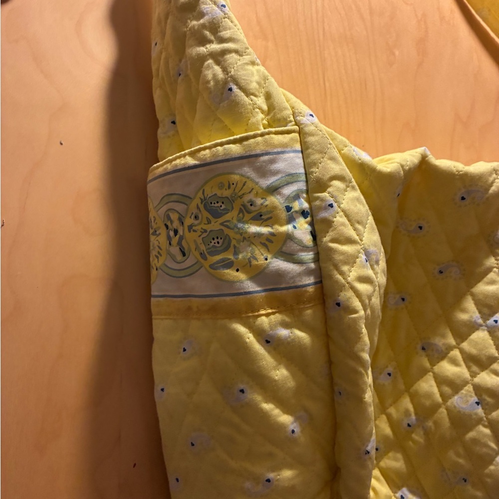 Yellow Quilted Women's Bag - Picture 4 of 6